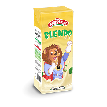 Milkyland Blendo Banana Milk Mix by EdafcoMade in Egypt