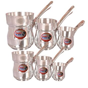 Coffee Pot Aluminum Set by ElomdaMade in Egypt