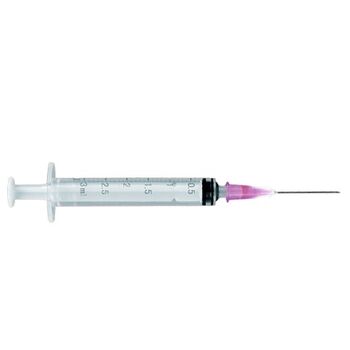 Hypodermic Syringe 3ml (3 parts) 24G x 1 by Eldawlia ICOMade in Egypt