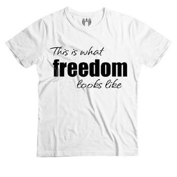 Freedom Tshirt by Miguel DesignsMade in Egypt