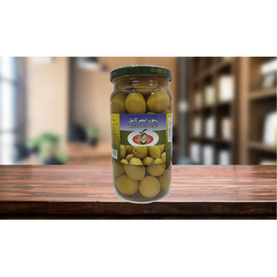 Whole Green Olives by Dr.OliveeMade in Egypt