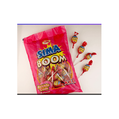 Sima Boom XL Lollipop with gum Flavor by SimaMade in Egypt
