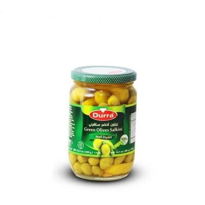 Green olives(salkini) by Al Durra - 650 gmMade in Egypt