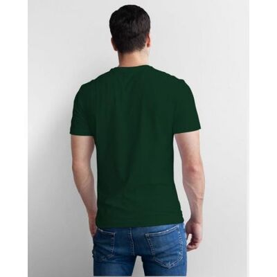 Blank T-shirt by IZO Tshirt, Color: Dark Green, 2 imageMade in Egypt