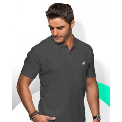T-shirt Polo by IZO Tshirt, Color: Dark GrayMade in Egypt