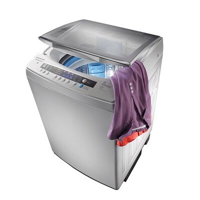 Crystal Wash Washing Machine by Universal - 16 Kg, Drum capacity: 16Kg, Color: White, 2 imageMade in Egypt