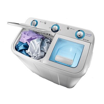 Viiga 288 No Pump Washing Machine by Universal - 8 Kg, Drum capacity: 8Kg, Color: Blue, 3 imageMade in Egypt