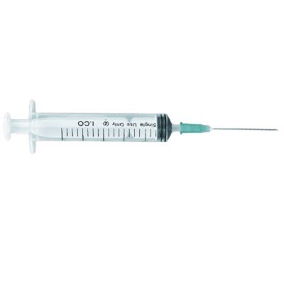 Hypodermic Syringe 10ml (3 parts) , 21G x 1 ½ by Eldawlia ICOMade in Egypt