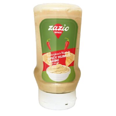 Zazio Premium Quality Spicy Hummus with Tahini by BCFMade in Egypt