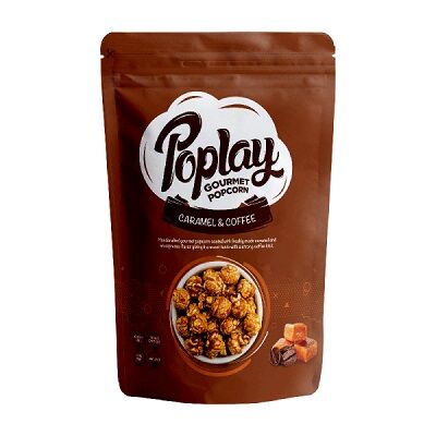 Poplay Coffee Caramel Popcorn by Wonders FoodMade in Egypt
