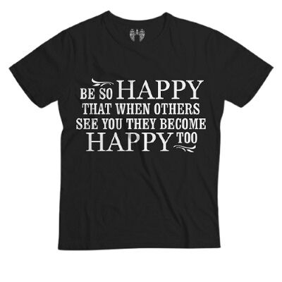 Happy Tshirt by Miguel DesignsMade in Egypt