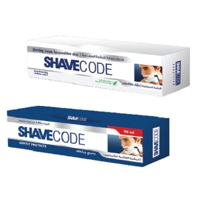 Shave Code Shaving Cream by Misr Pyramids GroupMade in Egypt